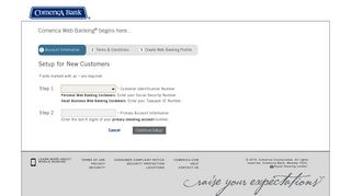 
                            1. Comerica Web Banking