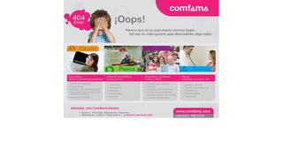 
                            2. COMFAMA - Página Principal