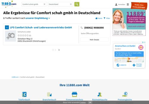 
                            7. ▷ Comfort Schuh GmbH | Tel. (07243) 3777... - Bewertung - 11880.com