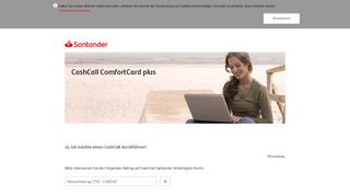 
                            6. ComfortCard plus - Santander