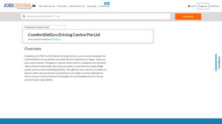 
                            8. ComfortDelGro Driving Centre Pte Ltd - JobsCentral