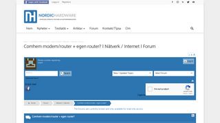 
                            12. Comhem modem/router + egen router? | Nätverk / Internet | Forum ...