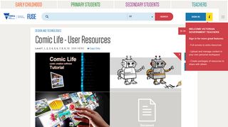 
                            9. Comic Life - User Resources - FUSE - Department of Education ...