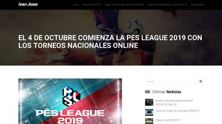 
                            8. Comienza la PES LEAGUE 2019 con 300.000€ en premios