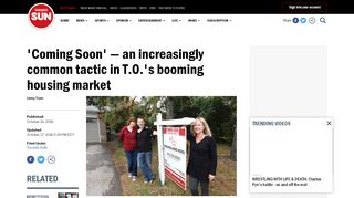 
                            11. 'Coming Soon' — an increasingly common tactic in T.O.'s booming ...