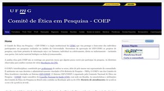 
                            11. Comitê de Ética em Pesquisa – COEP - UFMG