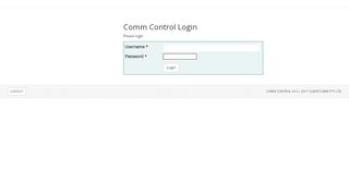 
                            7. Comm Control Login - Clientcomm