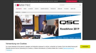 
                            5. COMM-TEC - Distributor für AV Medientechnik, Gebäudetechnik und ...