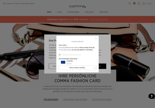 
                            5. comma Fashion Card Vorteile