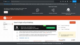 
                            2. command line - how to login a tty at startup - Ask Ubuntu