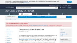
                            7. Command-Line Interface - Barracuda Campus - Barracuda Networks