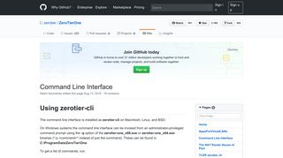 
                            6. Command Line Interface · zerotier/ZeroTierOne Wiki · GitHub