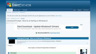 
                            9. Command Prompt - Boot to at Startup in Windows 8 | Windows 8 Help ...