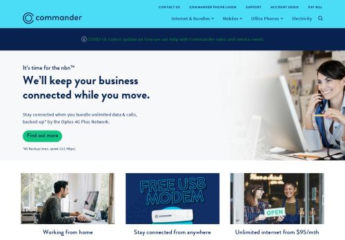 
                            2. Commander: Homepage