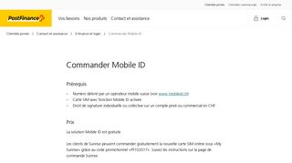 
                            4. Commander Mobile ID | PostFinance