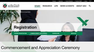 
                            13. Commencement and Appreciation - Abu Dhabi University