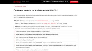 
                            7. Comment annuler mon abonnement Netflix ? - Netflix Help Center