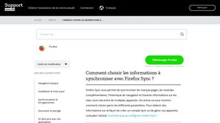 
                            9. Comment choisir les informations à synchroniser avec Firefox Sync ...