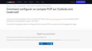 
                            1. Comment configurer un compte POP sur Outlook.com (webmail)