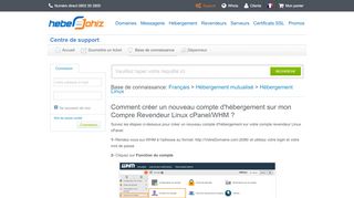 
                            10. Comment créer un nouveau compte d'hébergement sur ... - Heberjahiz