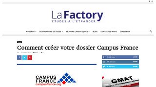 
                            11. Comment créer votre dossier Campus France - La Factory