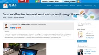 
                            9. Comment désactiver la connexion automatique au démarrage ...