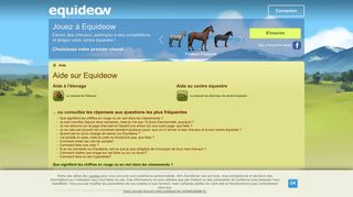 
                            4. Comment élever votre cheval virtuel ? - Equideow Ouranos