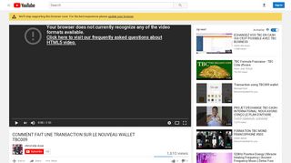 
                            4. comment fait une transaction sur le nouveau wallet tbc009 - YouTube