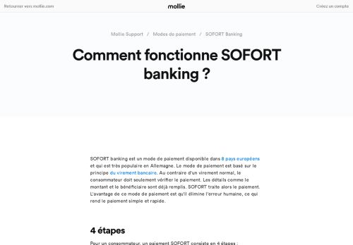 
                            1. Comment fonctionne SOFORT banking ? – Mollie Support