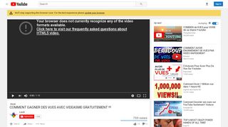 
                            3. COMMENT GAGNER DES VUES AVEC VIDEASME GRATUITEMENT ...