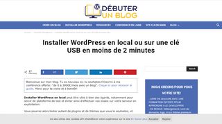 
                            12. Comment installer Wordpress en local avec Instant Wordpress