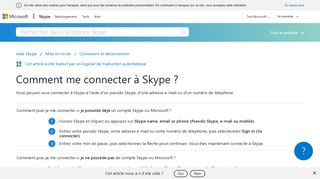 
                            6. Comment me connecter à Skype ? | Assistance Skype - Skype Support