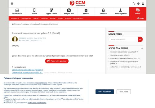 
                            8. Comment me connecter sur yahoo.fr ? - Forum Yahoo mail - Comment ...