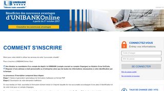 
                            4. Comment s'inscrire - Unibank