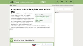 
                            10. Comment utiliser Dropbox avec Yahoo! Mail: 12 étapes - wikiHow