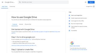 
                            9. Comment utiliser Google Drive - Ordinateur - Aide Google Drive