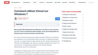 
                            10. Comment utiliser iCloud sur Windows ? - Clubic