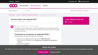 
                            6. Comment utiliser votre webmail VOO ? | VOO - Le Forum VOO