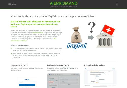 
                            6. Comment virer des fonds de son compte Paypal sur ... - webromand.ch