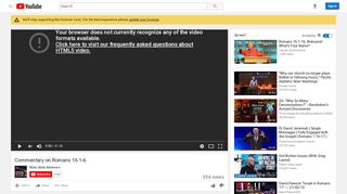 
                            10. Commentary on Romans 16:1-6 - YouTube