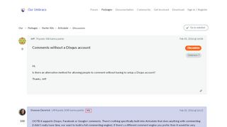 
                            12. comments without a disqus account - Discussions - our.umbraco.com