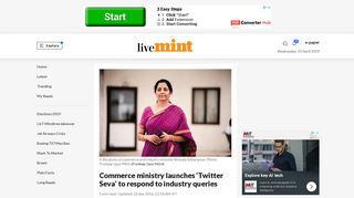 
                            11. Commerce ministry launches 'Twitter Seva' to respond to industry ...