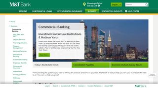 
                            2. Commercial Banking - Business | M&T Bank - mtb MTB