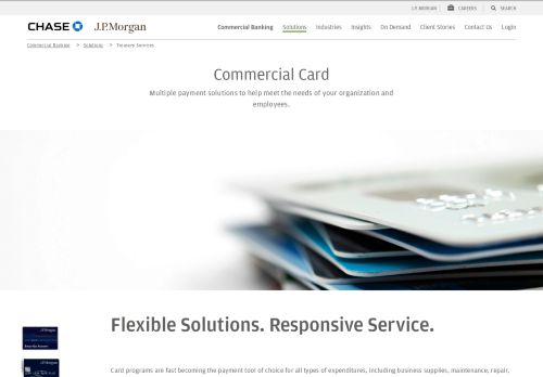 
                            7. Commercial Card - JP Morgan
