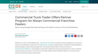 
                            6. Commercial Truck Trader Offers Partner Program for Nissan ...