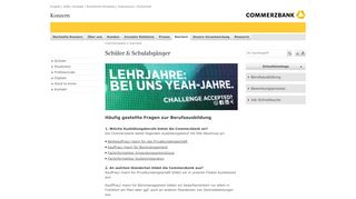
                            7. Commerzbank AG - Häufig gestellte Fragen Berufsausbildung