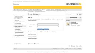 
                            2. Commerzbank AG - Log-In