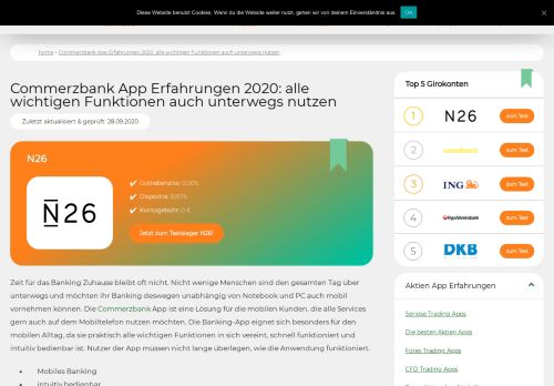 
                            7. Commerzbank App für alle Konten » 2019 mit Komfort-Banking