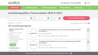 
                            10. Commerzbank Ausbildung 2019 & 2020 | AZUBIYO
