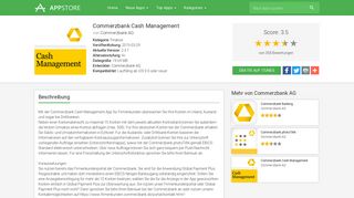 
                            12. Commerzbank Cash Management - iOS App - AppStore Top-100